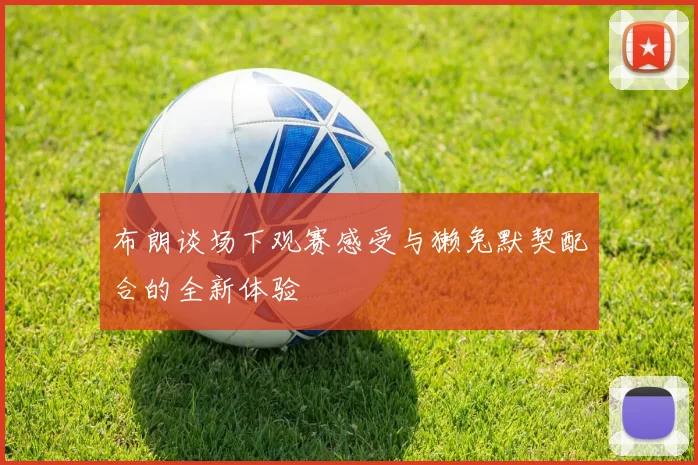 布朗谈场下观赛感受与獭兔默契配合的全新体验
